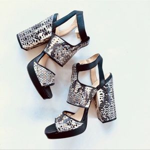 Calvin Klein platform sandals